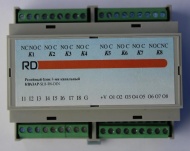 Модуль управления освещением Квазар-SL8-R8-DIN